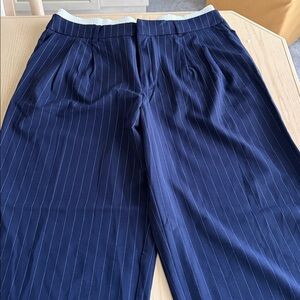Wild Fable Navy and White Striped Pants